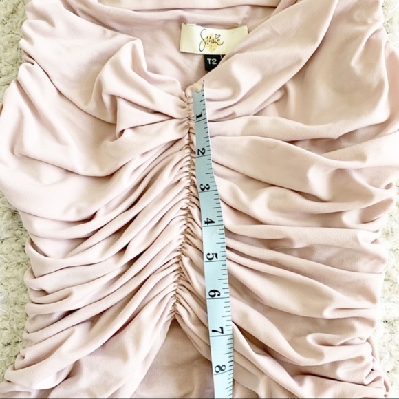 Sagie Paris Blush Ruched Camisole Cropped Blouse - Picture 6 of 8